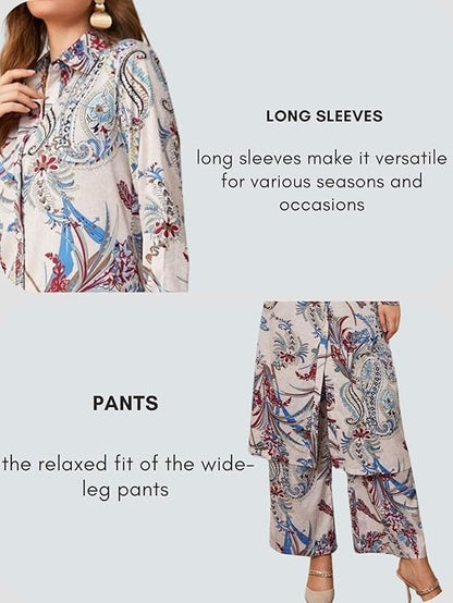 LERIYA FASHION Paisley Printed Kurta-Set for Women