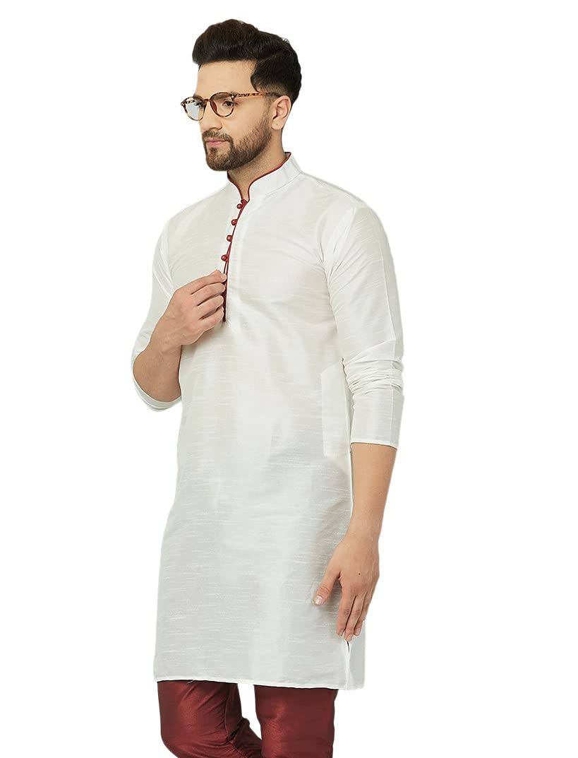 ABH LIFESTYLE Men's Silk Long Kurta only.