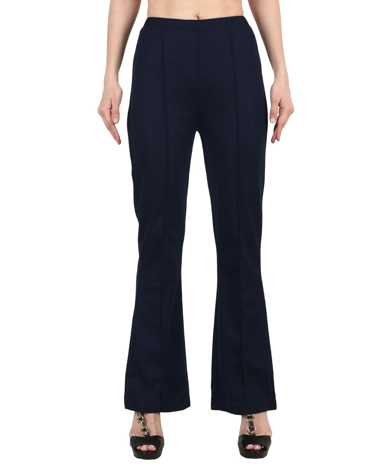 POPWINGS Casual Solid Regular Fit Solid Trouser