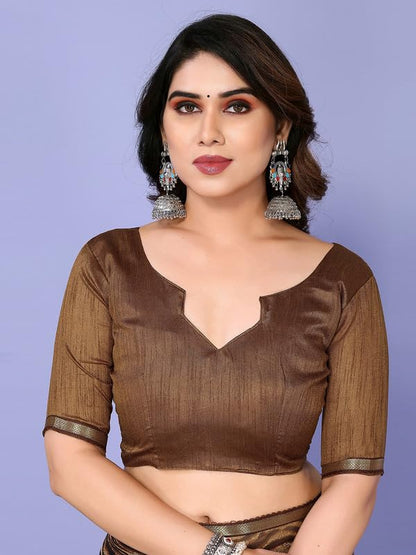 Women's Lace & Printed Chiffon Saree