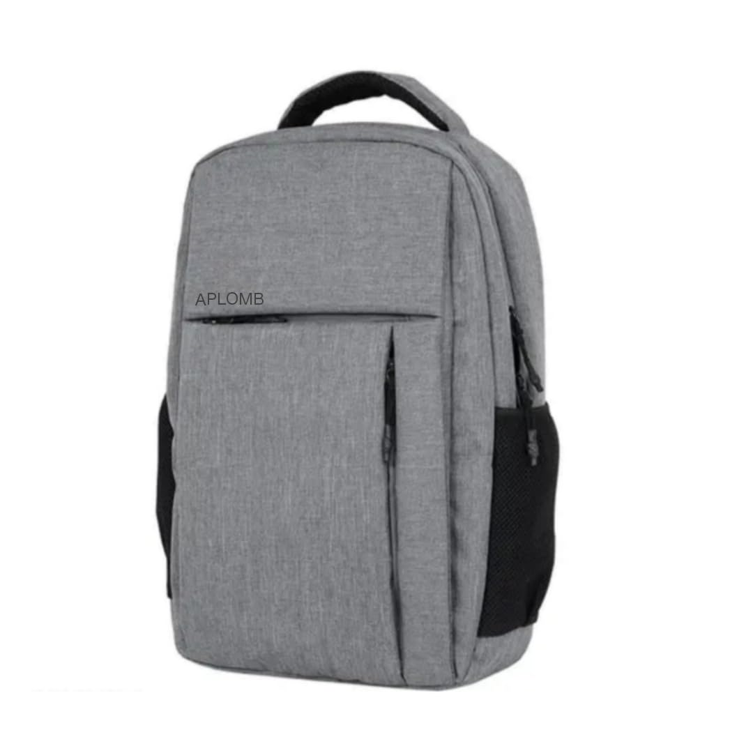 APLOMB Business Laptop Backpack, Grey, Mesh