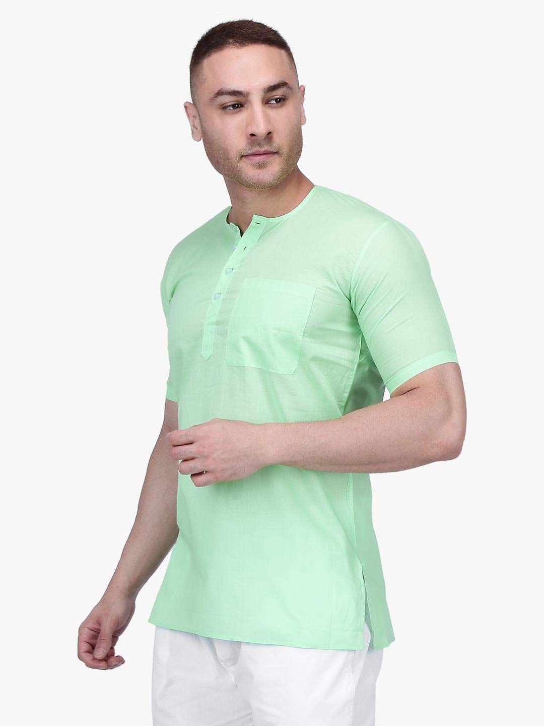 Rajubhai Hargovindas Men Cotton Straight Kurta