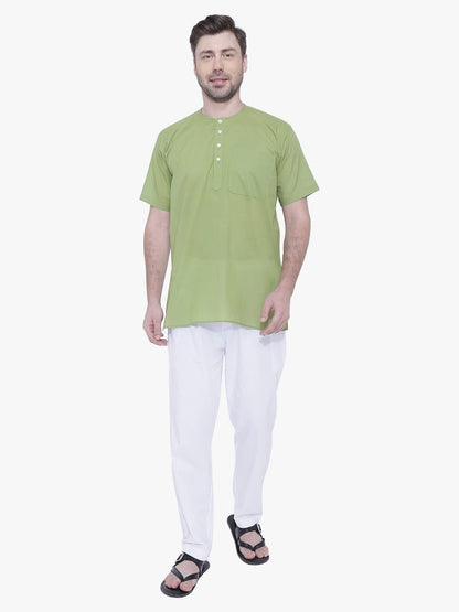 Rajubhai Hargovindas Men Cotton Straight Kurta