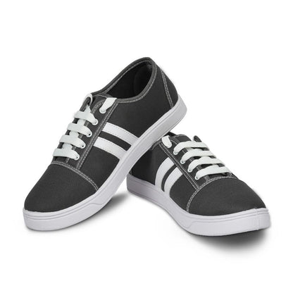FREE KICKS Classic Black Sneakers for Men - alphahostel.in