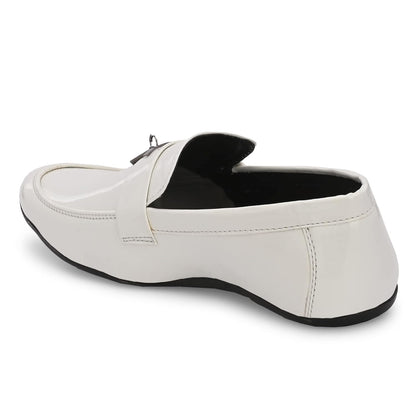 GELLWOJ Men's Buckle White Nagras - alphahostel.in