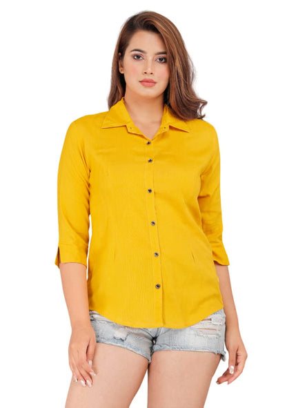 GEHU GARMENTS Women Solid Shirt for Office