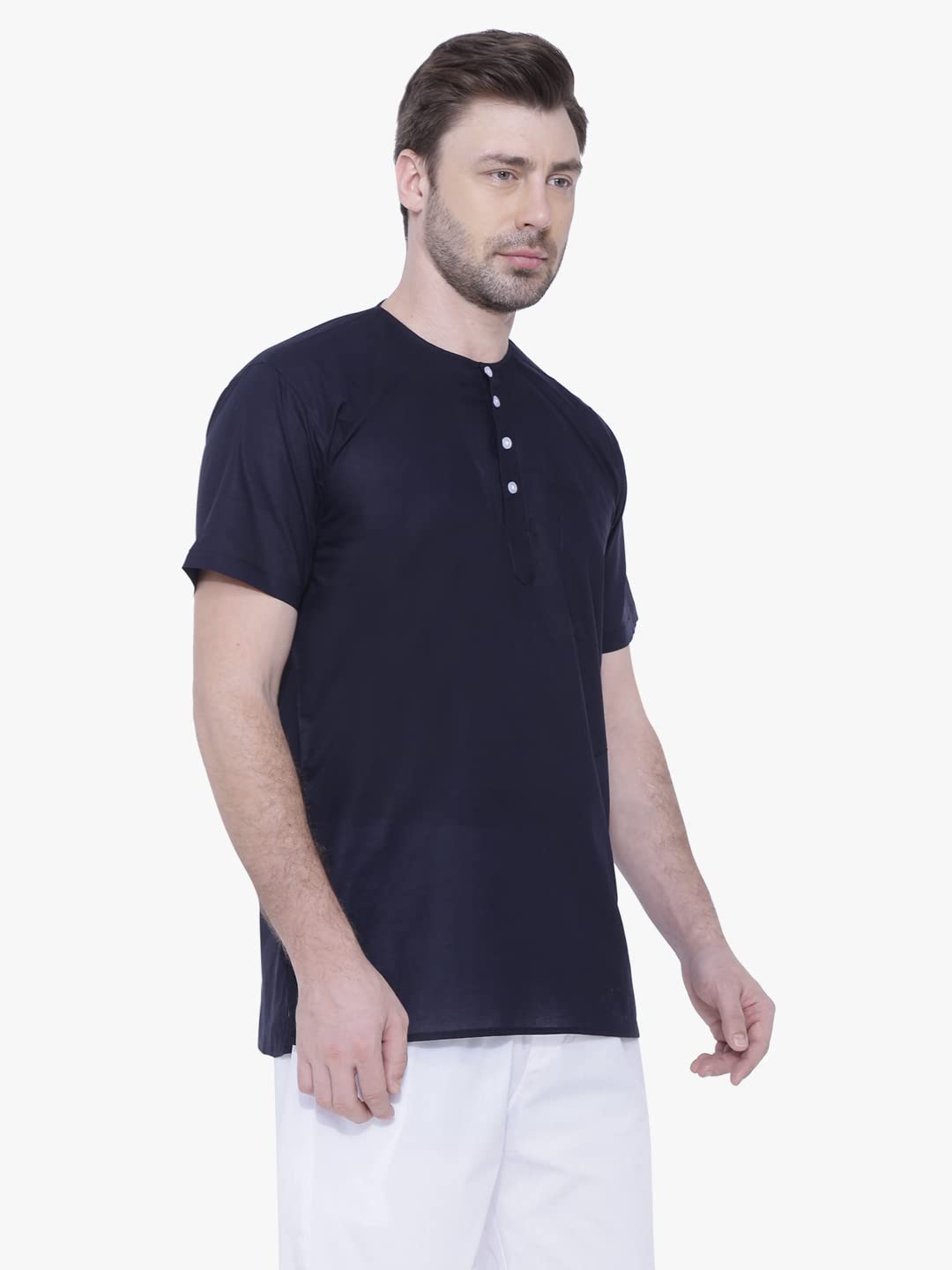 Rajubhai Hargovindas Men Cotton Straight Kurta