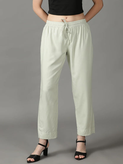 Cadila Women's Cotton Drawstring Rayon Pants