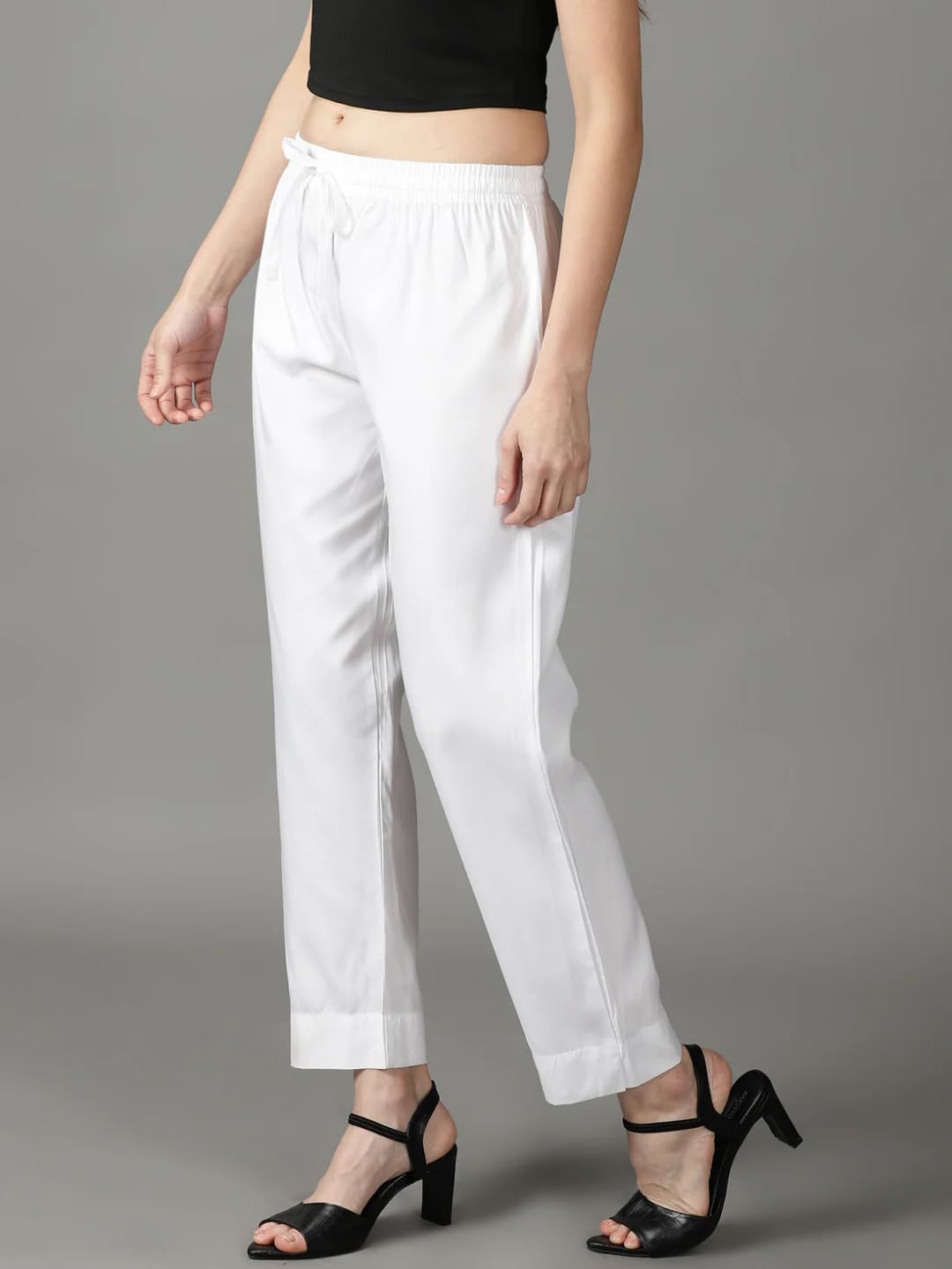 Cadila Women's Cotton Drawstring Rayon Pants