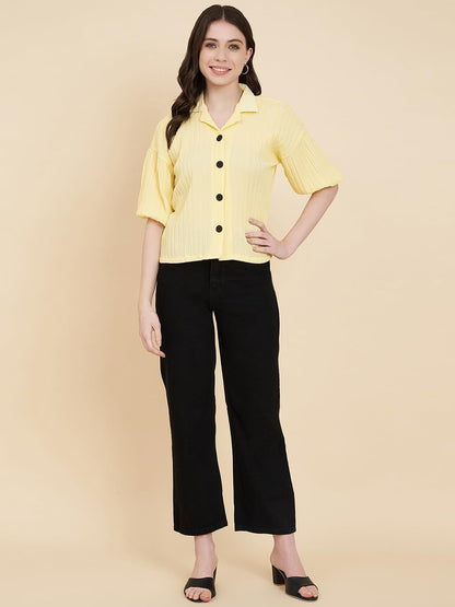 VAIRAGEE Women Cotton Blend Striped Pattern