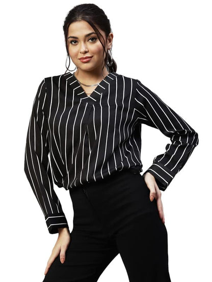 SIRIL Women's Cotton Rotto Butti Woven Causal Wear Regular Fit Top