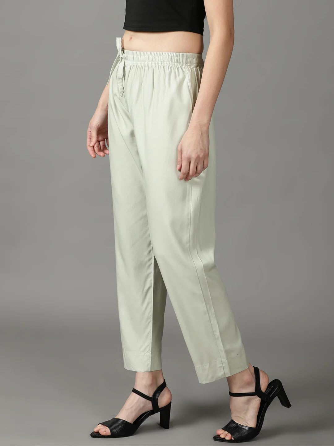 Cadila Women's Cotton Drawstring Rayon Pants