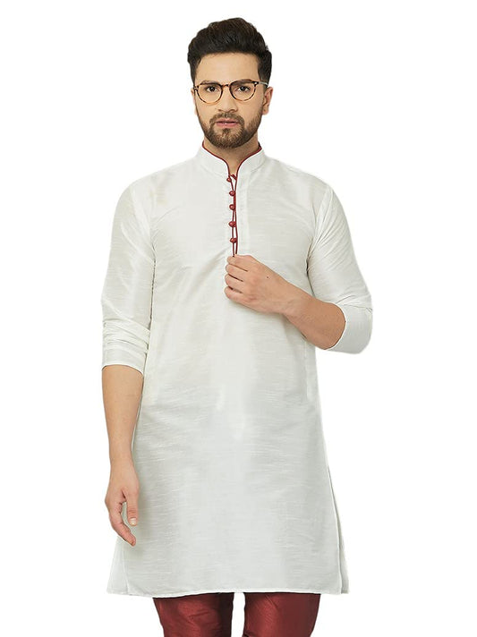ABH LIFESTYLE Men's Silk Long Kurta only.