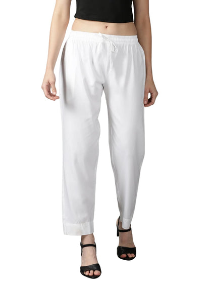Cadila Women's Cotton Drawstring Rayon Pants
