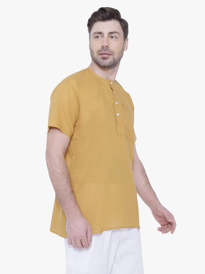 Rajubhai Hargovindas Men Cotton Straight Kurta
