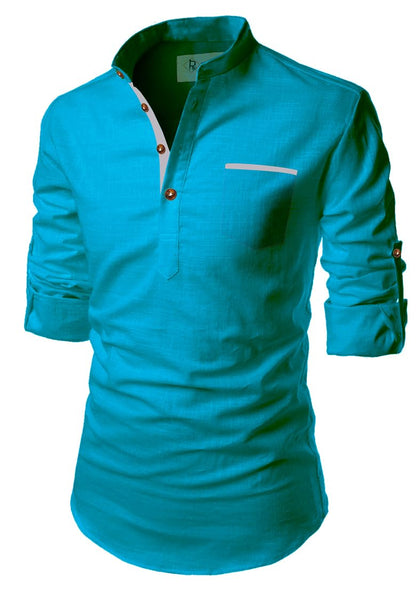 TrendiVastra Men's Cotton Blend Fabric Full Sleeve