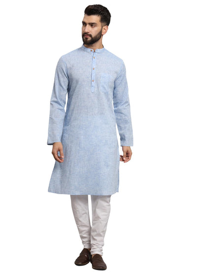 LATEST CHIKAN Men's Cotton Regular Textured