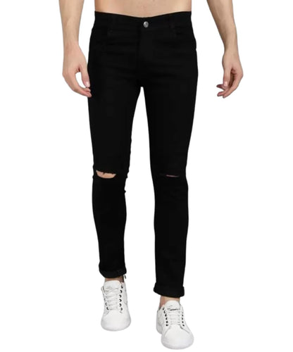 PYKAR Mens Jeans Stretchable Cotton Fabric Regular Fit