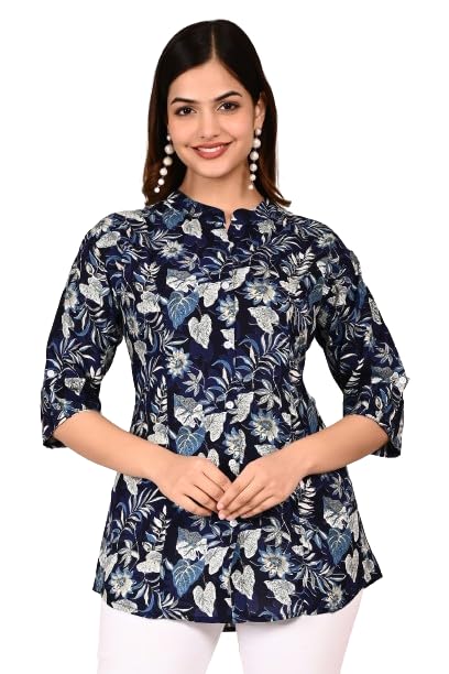 Gudwear Printed Shirt Style Top Women l Stylish Shirt