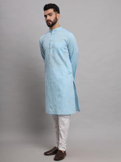 LATEST CHIKAN Men's Cotton Regular Textured