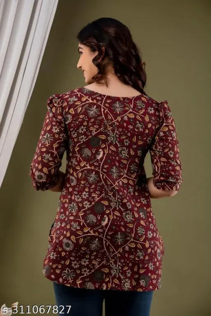 New Printed Short Kurti and top for Women and Girls