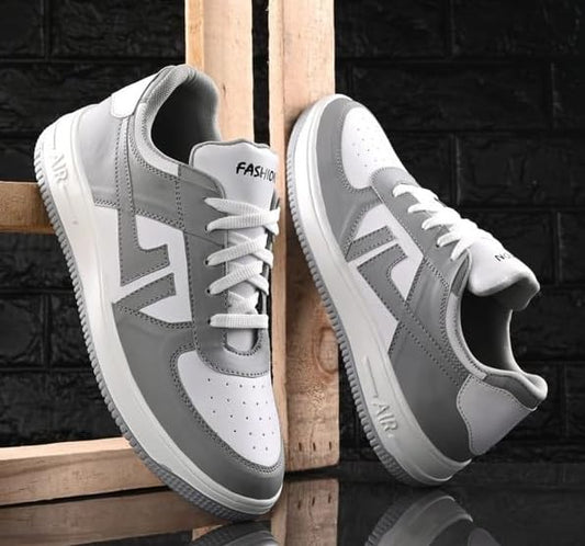 BADLAV Mens Grey Comfortable Sneakers for Men's - alphahostel.in