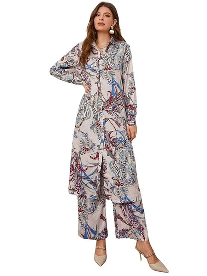 LERIYA FASHION Paisley Printed Kurta-Set for Women