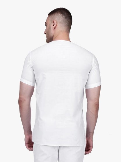 Rajubhai Hargovindas Men Cotton Straight Kurta