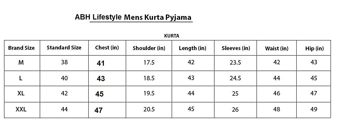 ABH LIFESTYLE Men's Silk Long Kurta only.