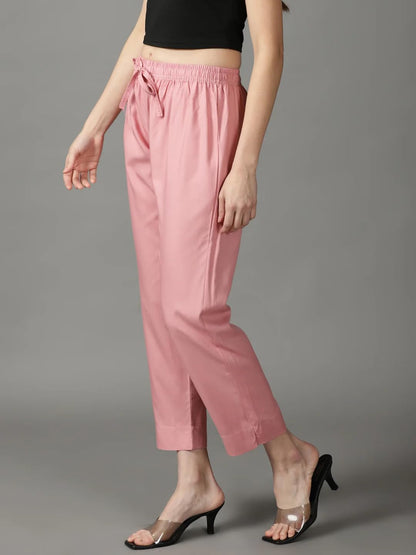 Cadila Women's Cotton Drawstring Rayon Pants