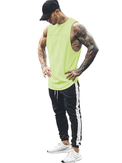 CHKOKKO Tank Tops Sleeveless T-Shirt for Men Dry Fit