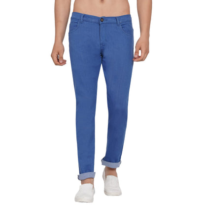 DAIS Men's Stretchable Skinny Fit Mid Rise Jeans