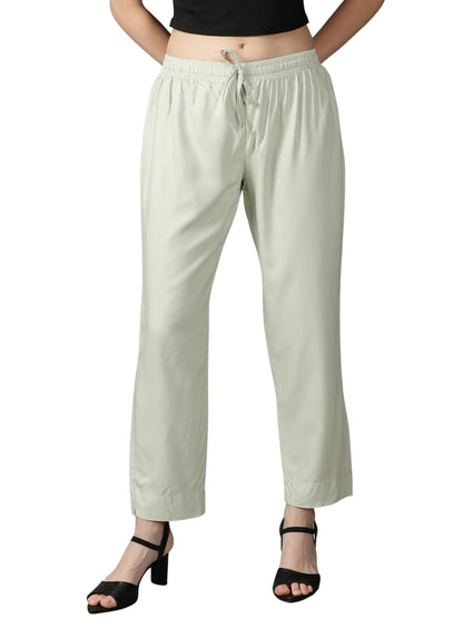 Cadila Women's Cotton Drawstring Rayon Pants
