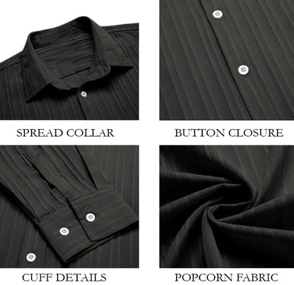 FINIVO FASHION Textured Shirts for Men || Casual Shirt