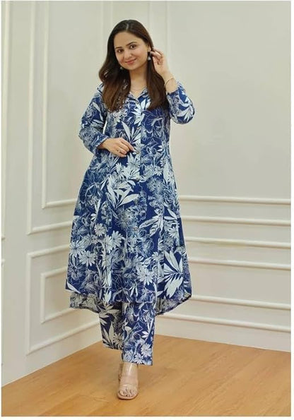Rayon Printed Set for Women NewDesign Straight Kurta