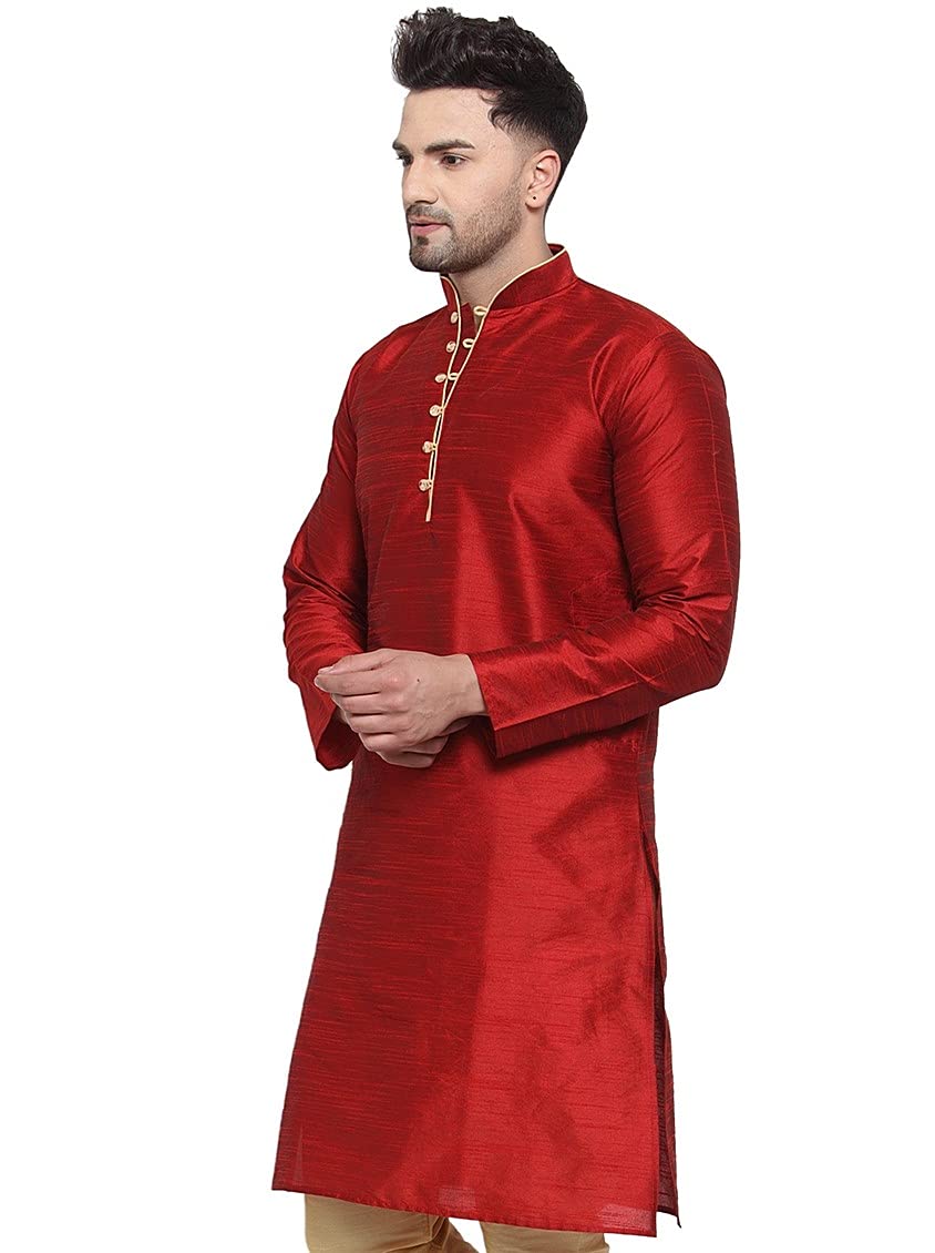 ABH LIFESTYLE Men's Silk Long Kurta only.