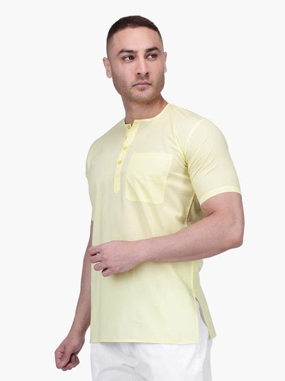 Rajubhai Hargovindas Men Cotton Straight Kurta
