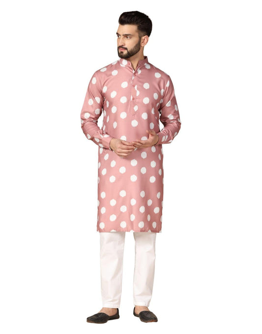 Leriya Fashion Men's Kurta | Rayon Printed Kurta