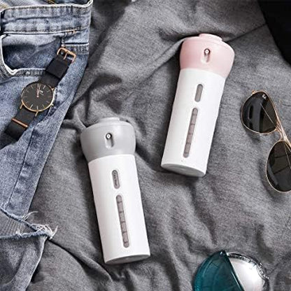 4-in-1 Refillable Travel Bottle Dispenser – Leakproof