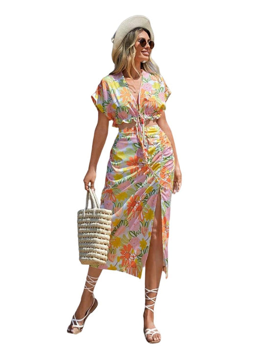 COOL AND CASUAL Co Ord Set for Women Two Piece Dress for Women Beach Dress for Women Western Dresses