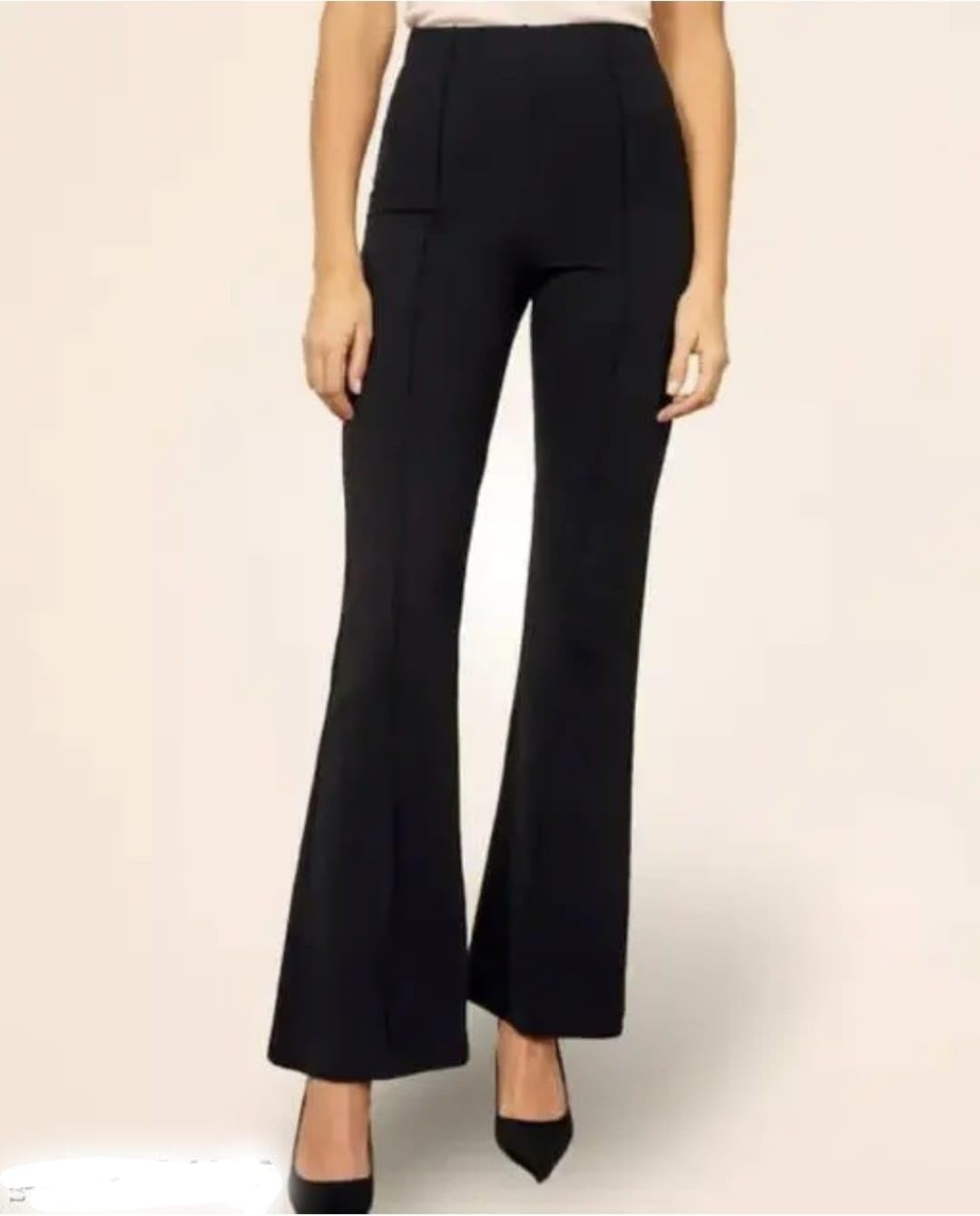 Women's High Waist Bell Bottom Trouser