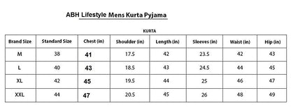 ABH LIFESTYLE Men's Silk Long Kurta only.