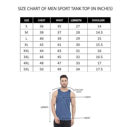 CHKOKKO Tank Tops Sleeveless T-Shirt for Men Cotton
