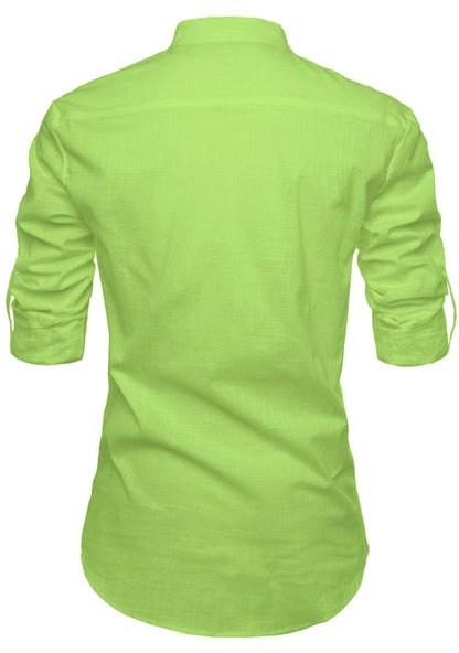 TrendiVastra Men's Cotton Blend Fabric Full Sleeve