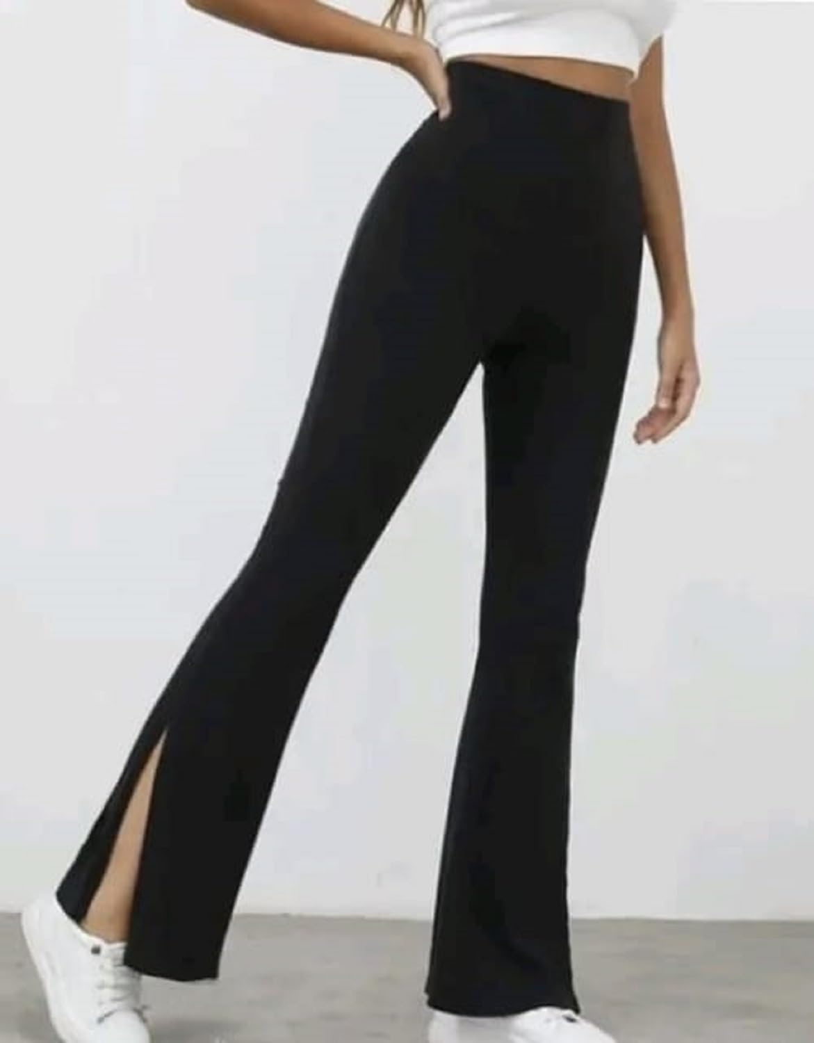 Women's High Waist Bell Bottom Trouser