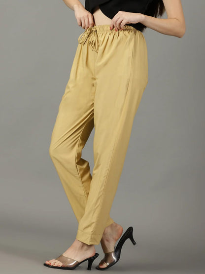 Cadila Women's Cotton Drawstring Rayon Pants