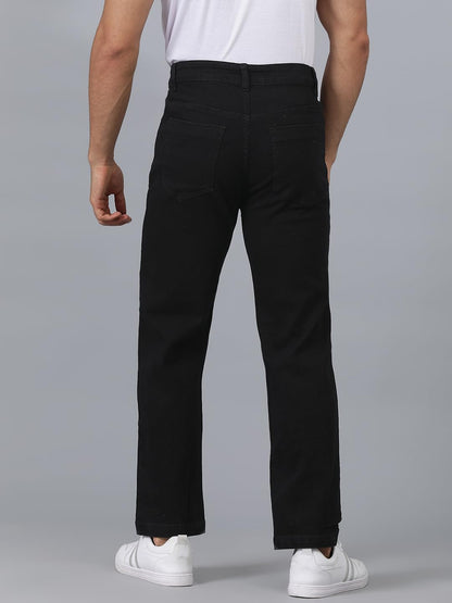 KOTTY Men's Solid Straight Fit/Skinny Fit/Relaxed Fit