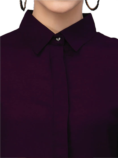 PRIASE B Women's Formal Shirt, 3/4 Sleeve