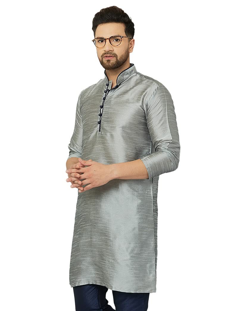 ABH LIFESTYLE Men's Silk Long Kurta only.