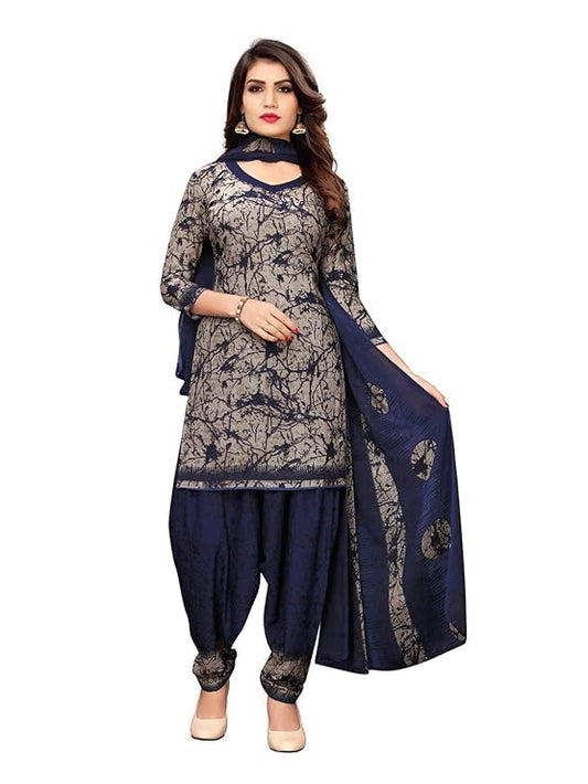 PGF Women's Crepe Printed Unstitched